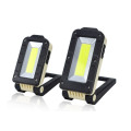 Portable waterproof super bright USB rechargeable COB LED Flood dimmable Flashlight with magnet for outdoor & auto mechanic